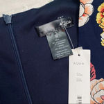 AQUA Tie-Front Floral Romper Photo 6