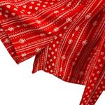 143 Story Red Bell Sleeve Romper Size Large Photo 2