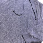 American Eagle Aerie  Women's Blue Raglan Drawstring Hoodie Sweatshirt Size XL Photo 2