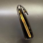 BRAUN BUFFEL Germany Black Genuine Leather Bifold Framed Kisslock Coin Wallet Photo 2