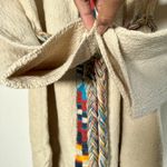 Faherty  x B.Yellowtail Crow Stripes Tassel Organic Cotton Duster Cardigan M/L Photo 11