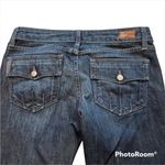Paige  Laurel Canyon Flap Pocket Flare Leg Jeans Photo 6