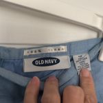 Old Navy Vintage  Linen Blue Pencil Skirt Knee-Length Photo 4