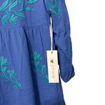 J. Marie NWT Blue Floral The Madeline Embroidered Mini Dress Size XS Photo 4