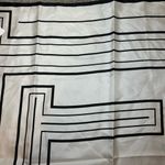 Lafayette 148  L. Beam Stripes Silk Scarf - Cloud Multi NWT Photo 3