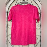Hot Pink Acid Wash Barbie Dream Car Graphic Tee Photo 9