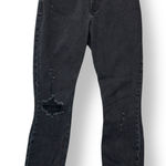 Abercrombie & Fitch  Women Curve Love Skinny Jeans Black 27 4R Distressed Raw Hem Photo 0