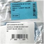 Isabel Marant Giorgia Embroidered Acid Wash Denim Bucket Hat Tie Dye NWT 58 cm L Photo 7