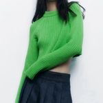 ZARA Crop Sweater Photo 3