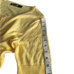 7th Avenue New York & CO. Women's Yellow Cardigan Short Sleeve Bottom Photo 5