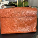Valentino By Mario Valentino Isabelle Dollaro Leather Crossbody BrownstoneGilt W Brown Photo 7