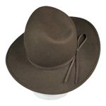 Target 100% Wool Fedora Hat Brown Wide Brim Western Boho Festival Concert Safari Photo 5