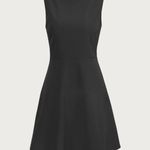 RIHOAS The Black Boat Neck High Waisted Mini Dress 14 Photo 4
