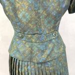 Leslie Fay Vintage 50s Skirt Suit Size 14 Pleated Dacron Timeless Daywear Office Photo 6