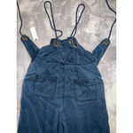 Anthropologie NEW Women's  Blue Jumpsuit Overalls XS Photo 1