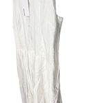 Reformation NWT ‎ Prim Linen Midi Dress Size 12 White Shirtdress Photo 3