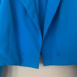 Women's Blue Cropped Jacket Size XXL Photo 3