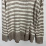 American Eagle Jegging Fit Striped Fuzzy Striped Sweater Size Small Oversized Photo 7