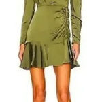 Steve Madden Revolve Nyla Mini Dress in Olive Green Sz 8 Photo 0