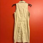 Guess  Cream Sleeveless Button-Down Dress Photo 1