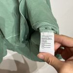 American Eagle Green Cropped Oversized Sweatshirt Sz M Size M Photo 5