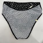 Summersalt Ruffle Oasis Black Polka Dot Bikini 2 Piece Swimsuit High Rise Size 4 Photo 4
