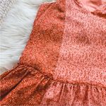 Joie  100% Silk Hirani Dress Floral Leaf Mixed Print Sleeveless in Cinnamon Small Photo 3