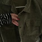 Olive Green Corduroy Jacket Size M Photo 1