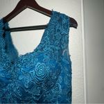 La Femme • Gown Formal Dress • Tulle Embroidered Rhinestones • Floral • Size 10 Photo 15