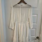 Baltic Born  Amelia Boho Mini Dress White Cream Size L Photo 8