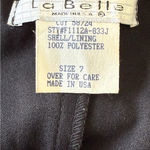 Vintage‎ Polka Dot Dress with Scarf Size 7 Black Photo 5