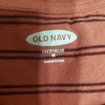 Old Navy  Everywear Pink & Red Striped Long Sleeve Tee (M) Photo 5