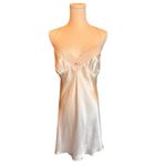 Linea Donatella  White Lace Peignoir Set Nightgown Robe Wedding Lingerie Lg Bride Photo 2