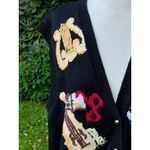 VTG Ugly Christmas Sweater Music Teacher Vest Jingle Bells M Black Size M Photo 1