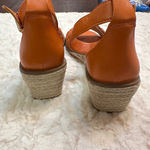 Vince Camuto Adjustable Espadrille Wedge Sandals Bretandi Apricot Size 7.5 Photo 3