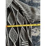 Karen Kane Cardigan Sweater Open Front Black/Gray Large Collar Pockets Sz.Small Photo 5