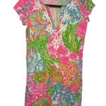 Lilly Pulitzer  Brewster Shirt Dress in Multi More Lovers Coral Print Photo 2