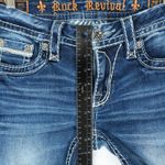 Rock Revival Jeans Womens 28 Blue Low-Rise Bootcut Embellished Essie Y2K Western Photo 10