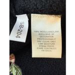 Susan Bristol Vintage 100% Wool Floral Embroidered Cardigan Size L Photo 10