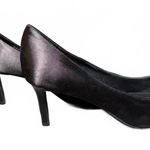 Aquatalia Women's Black Satin Pumps, size 8.5 Photo 0