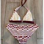 Missoni Mare Zig Zag Bikini White/ Burgundy size 48 / 12 Photo 1