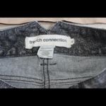 French Connection Black Sparkly  Denim Mini Skirt Photo 1