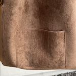House of Harlow 1960 | Tan Faux Suede Satchel w/ Bag Tassel Charm Photo 12