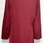 Just Fab For All Women's Work Office Lapel Blazer Burgundy Red Size XL Photo 2