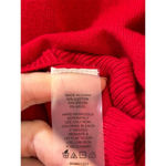 Riley & Rae Sweater Women's Size S Red Mockneck Knit Plaid Bow Christmas NEW Photo 9