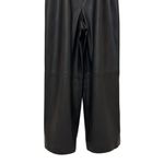 Alice + Olivia NWT  Avelina Vegan Leather Wide Leg Jumpsuit Size 4 Photo 8