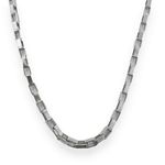 Link Chain Necklace for Men Women Streetwear Hip Hop Unisex Style Silver Photo 0