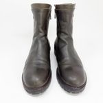 HUNDRED 100 Women’s Ebony Genuine Italian Leather Ankle Boots US size 7.5 Brown Photo 1