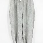 Eileen Fisher Organic Linen Wide Leg Pants White/Black Bio-Linen 3X Photo 0