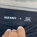 Old Navy High-Rise Pixie Black jack ankle pants SZ 6 Photo 7